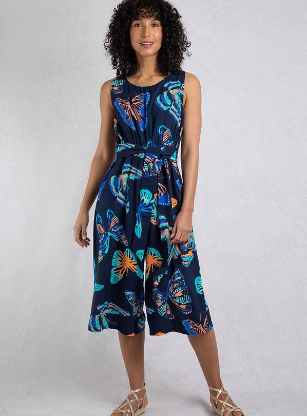 WEIRD FISH Nalani Viscose Printed Jumpsuit 12